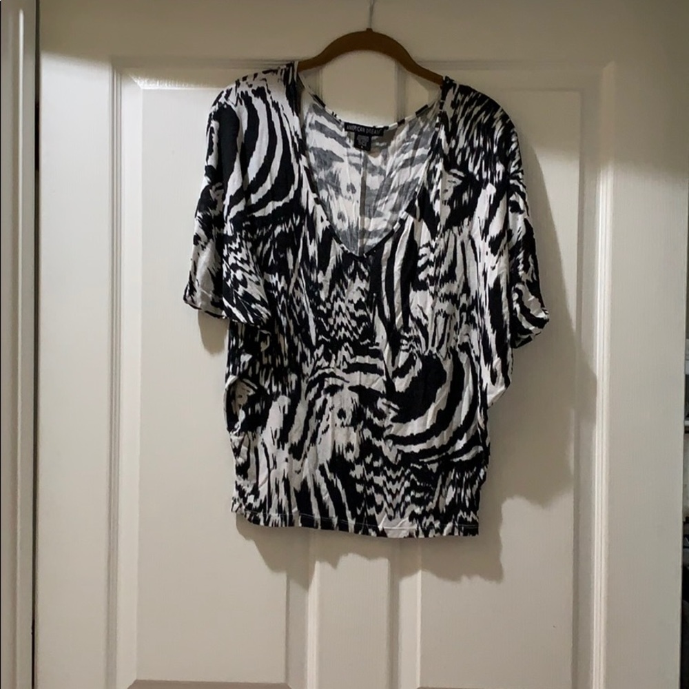 Zebra print blouse